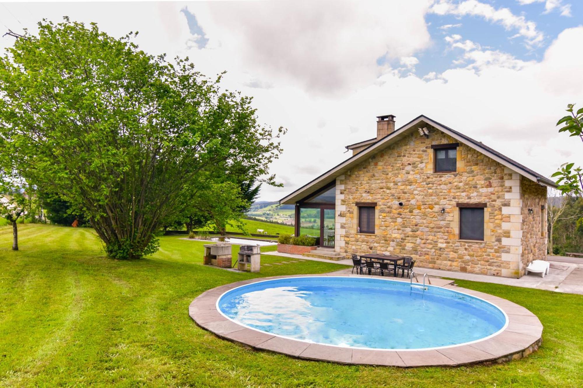 Casa Con Gran Jardin Y Piscina En Cabarceno Βίλα Villanueva  Εξωτερικό φωτογραφία